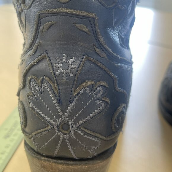 Lane Robin Snip Toe Booties Blue 7.5 - Picture 11 of 14